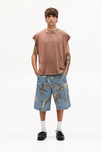 Bermuda Baggy Feuilles - Pull&Bear - Modalova