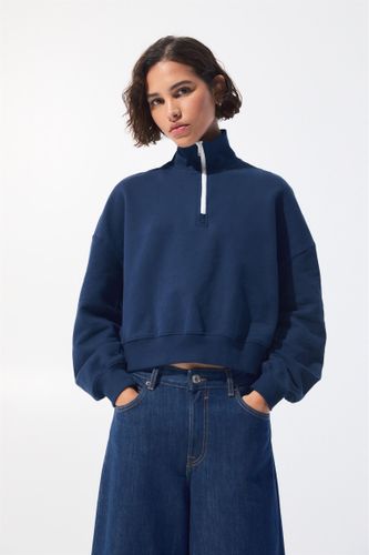 Sweat Cropped À Col Zippé - Pull&Bear - Modalova