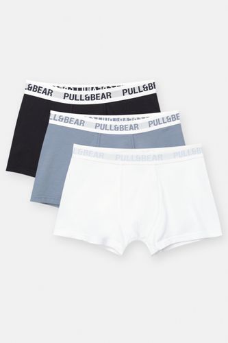 Lot De 3 Boxers Taille Bleu Clair - Pull&Bear - Modalova