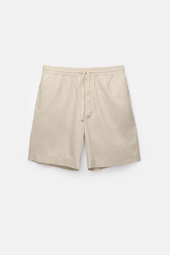Bermuda Jogger En Lin - Pull&Bear - Modalova