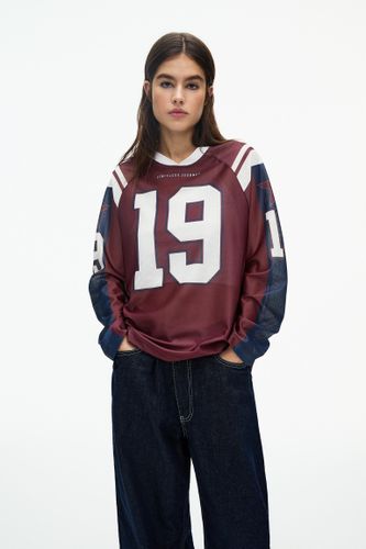 T-Shirt Base-Ball Imprimé Étoiles - Pull&Bear - Modalova