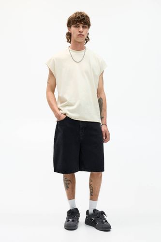 Bermuda En Jean Baggy Loose - Pull&Bear - Modalova
