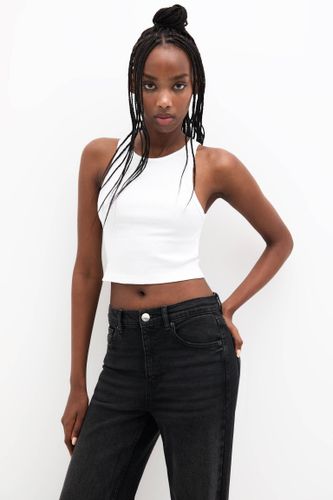 Débardeur Basique Cropped - Pull&Bear - Modalova