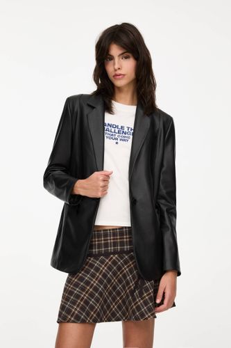 Blazer Oversize En Similicuir - Pull&Bear - Modalova