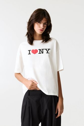 T-Shirt New York - Pull&Bear - Modalova