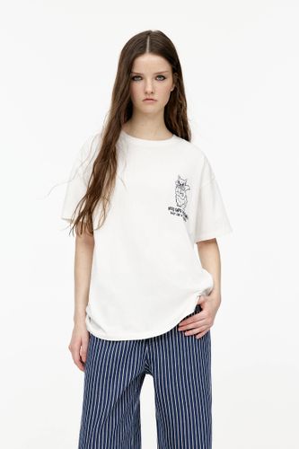 T-Shirt Imprimé Écureuil - Pull&Bear - Modalova