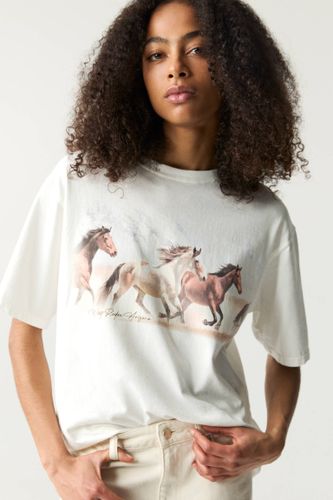 T-Shirt Chevaux - Pull&Bear - Modalova