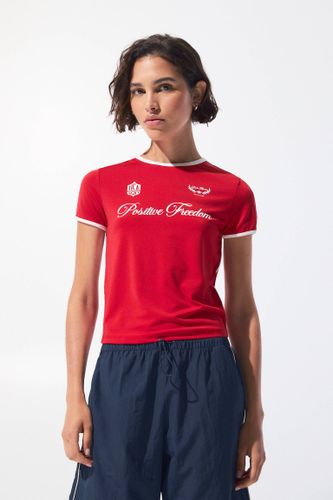T-Shirt Cropped Active Essence - Pull&Bear - Modalova