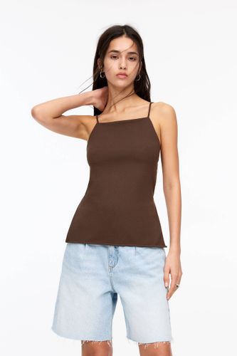 Top Droit À Bretelles Fines - Pull&Bear - Modalova