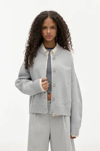 Veste Base-Ball Avec Inscription Brodée - Pull&Bear - Modalova