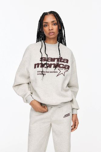 Sweat À Imprimé Universitaire - Pull&Bear - Modalova