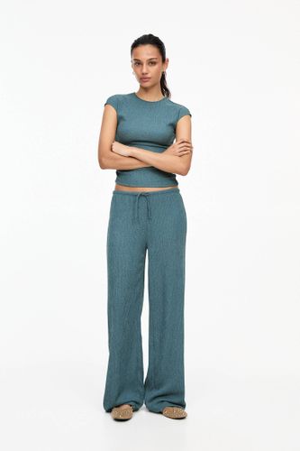 Pantalon Wide Leg Smock - Pull&Bear - Modalova