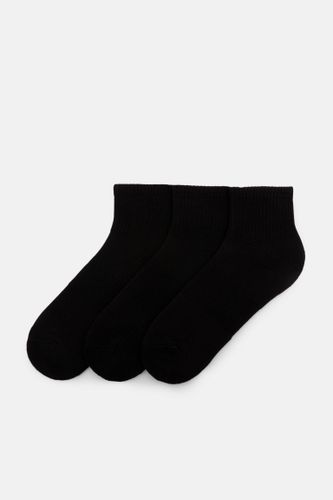 Lot 3 Paires De Socquettes Noires - Pull&Bear - Modalova
