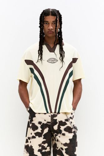 T-Shirt Color Block Col Polo - Pull&Bear - Modalova