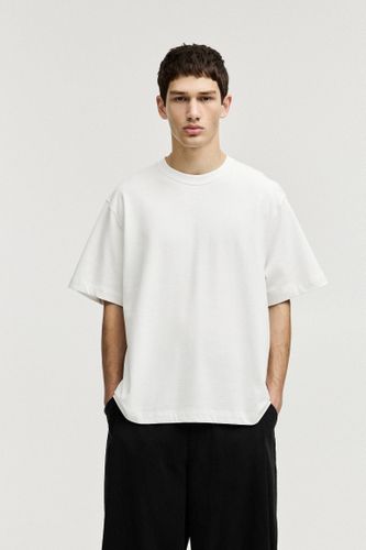T-Shirt Boxy Doux Au Toucher - Pull&Bear - Modalova