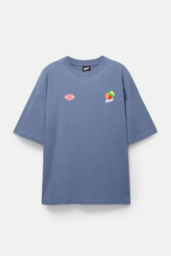 T-Shirt Broderie Fruits Stwd - Pull&Bear - Modalova