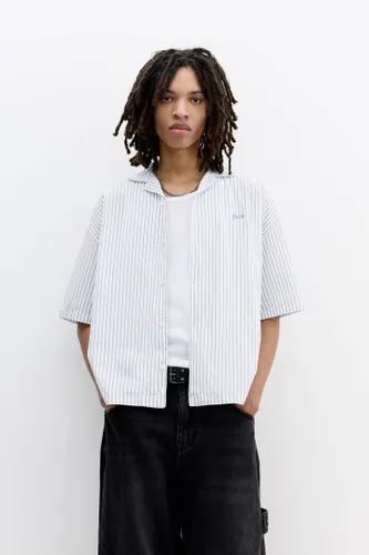Chemise Stwd À Rayures À Manches Courtes - Pull&Bear - Modalova