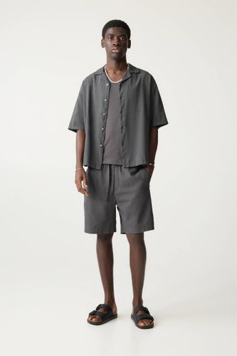 Short Jogging Lin Mélangé - Pull&Bear - Modalova