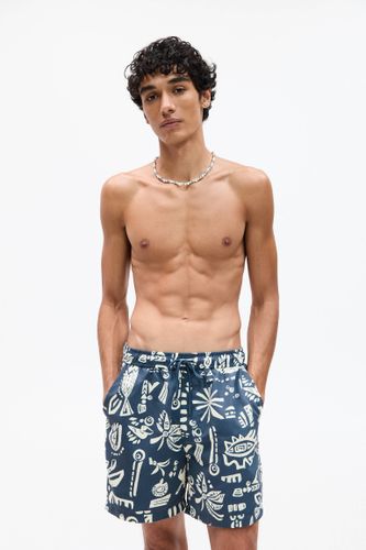 Short De Bain Imprimé Animaux - Pull&Bear - Modalova