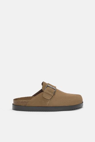 Sabots Boucle Cuir - Pull&Bear - Modalova