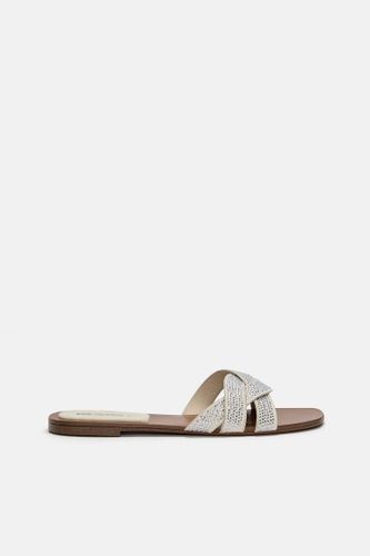 Sandales Plates Brillantes - Pull&Bear - Modalova