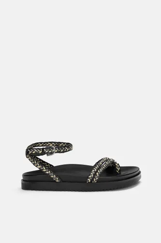 Sandales Plates Tressées - Pull&Bear - Modalova