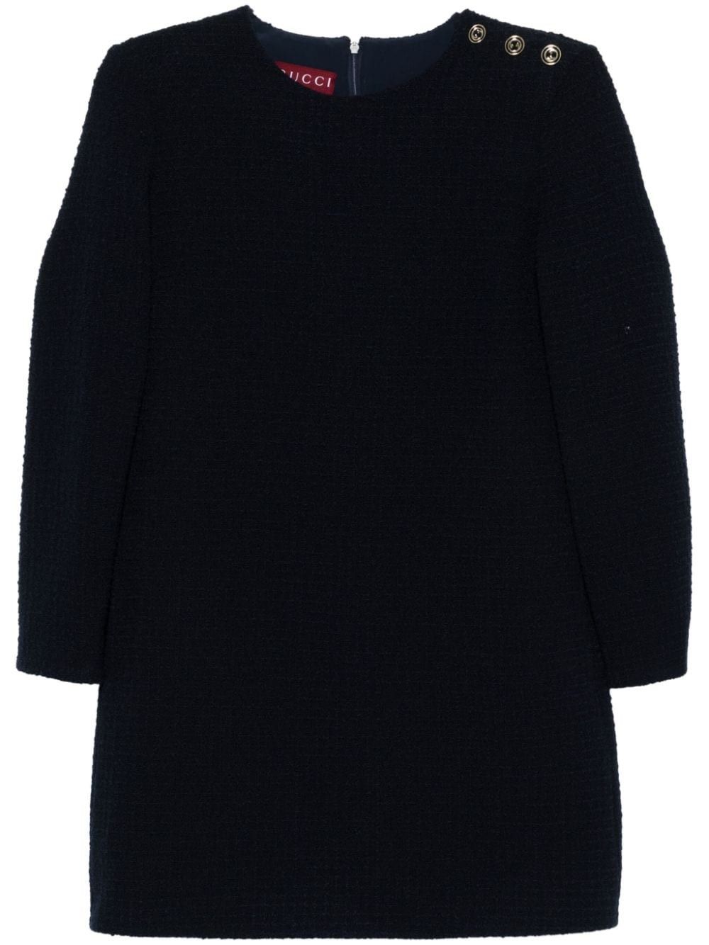 Gucci Bouclé Wool Short Dress - Gucci - Modalova