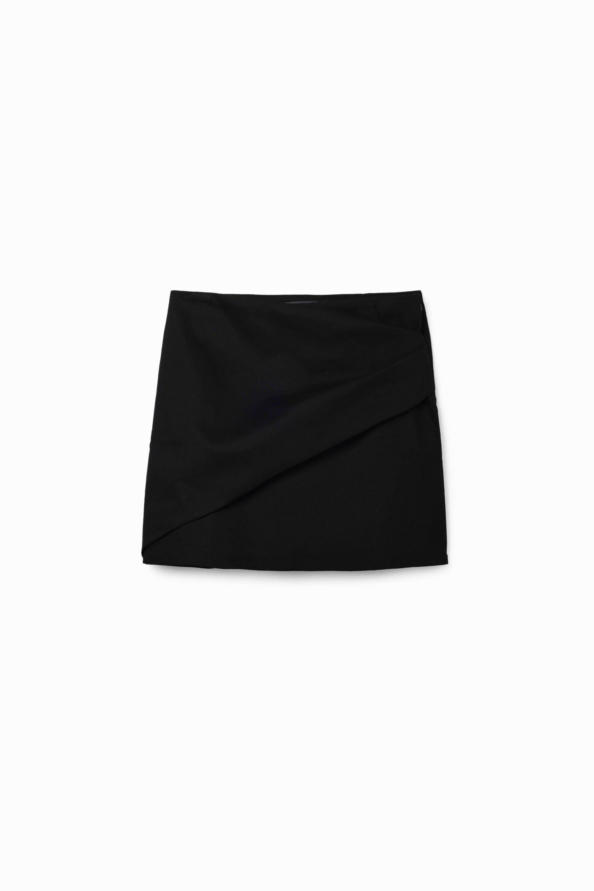 Mini-jupe croisée plis - Desigual - Modalova