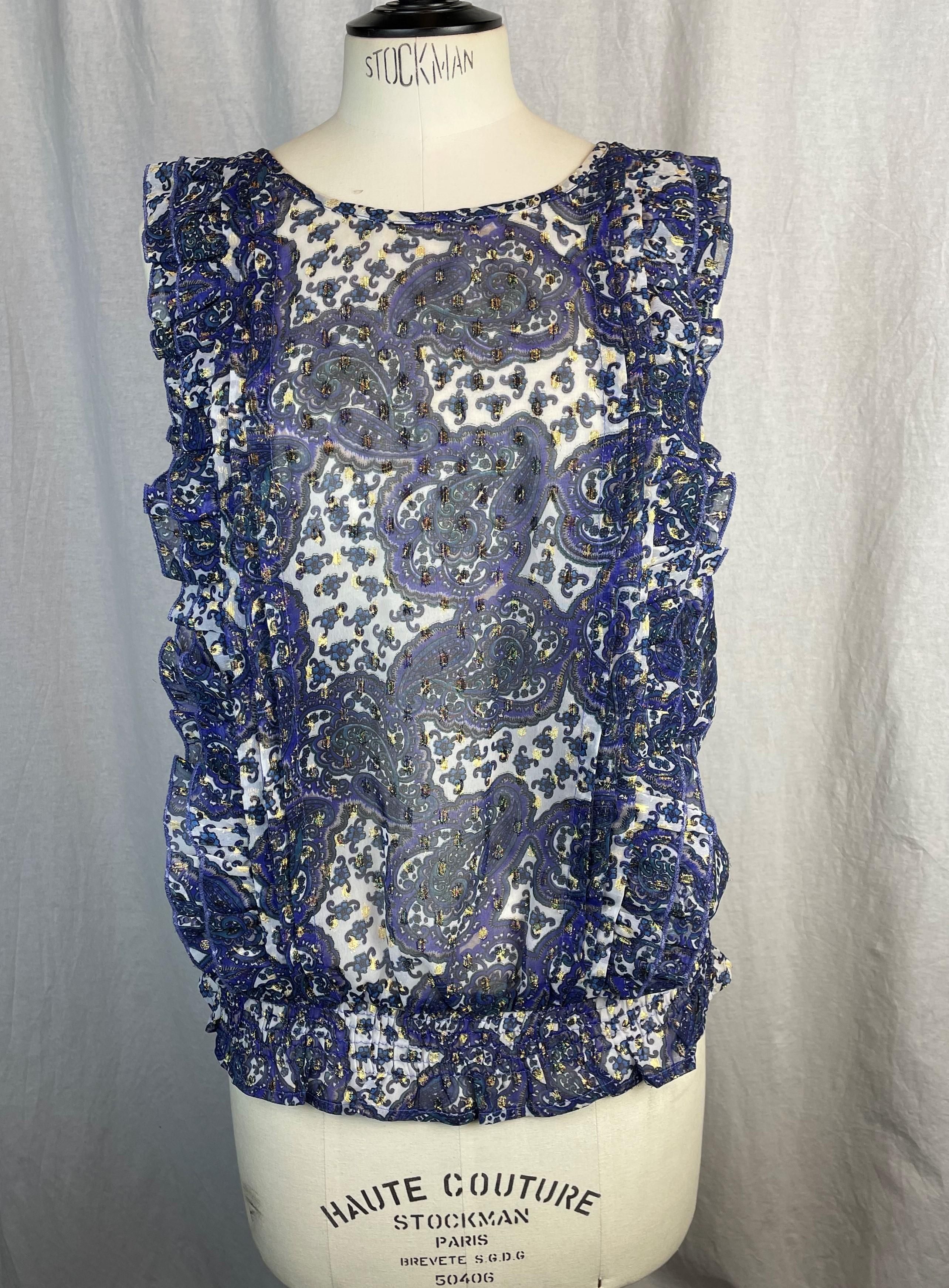 T-shirt sans manche transparent - MISS SELFRIDGE - 40 - Label Emmaus - Modalova