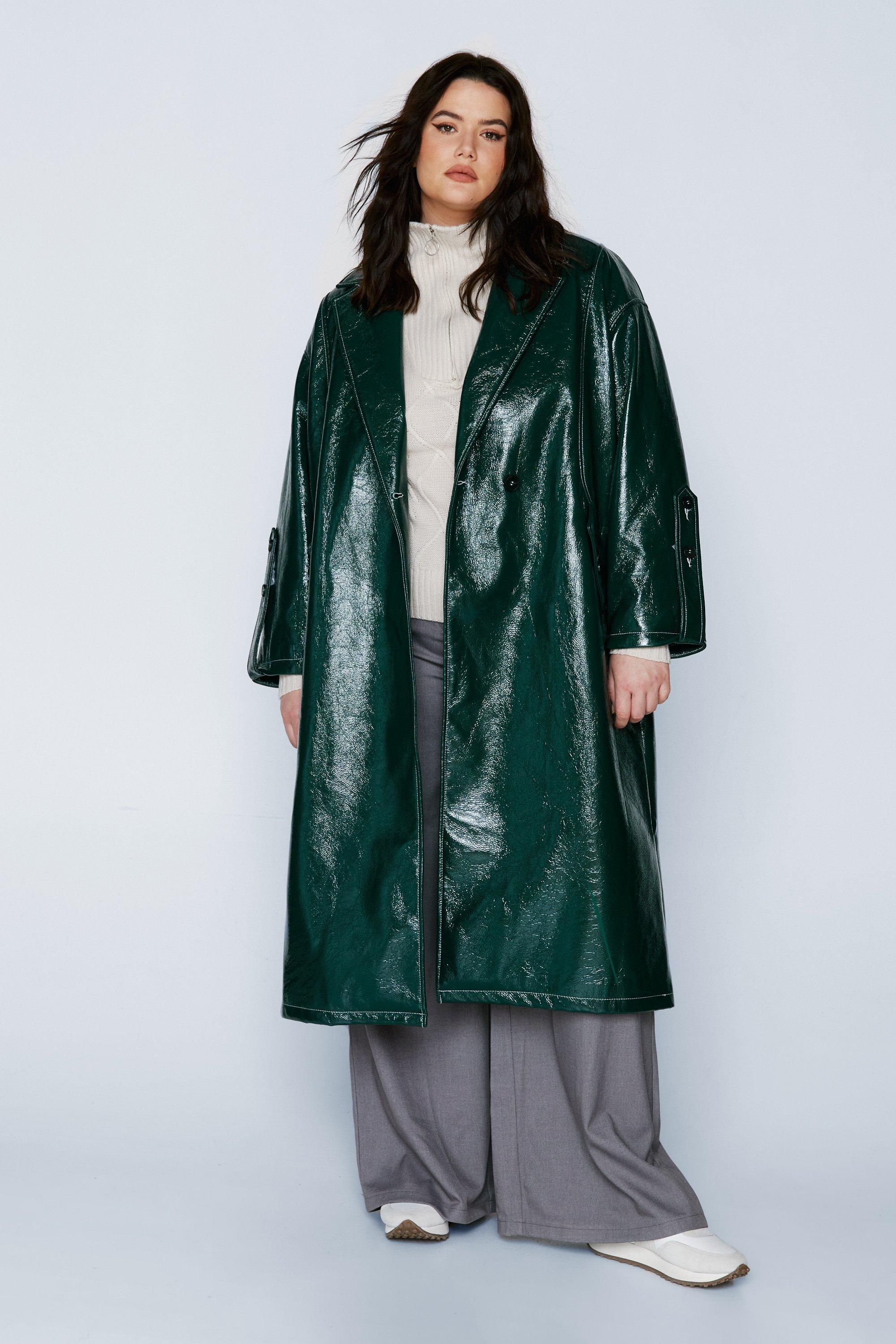 Grande Taille - Trench Oversize En Vinyle - 50 - Nasty Gal - Modalova