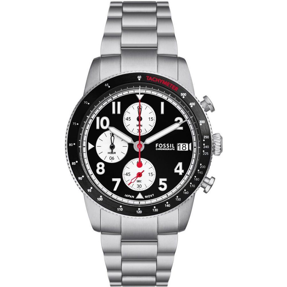 Montre Fossil Sport Tourer - FS6045 Bracelet Acier - Fossil Montres - Modalova