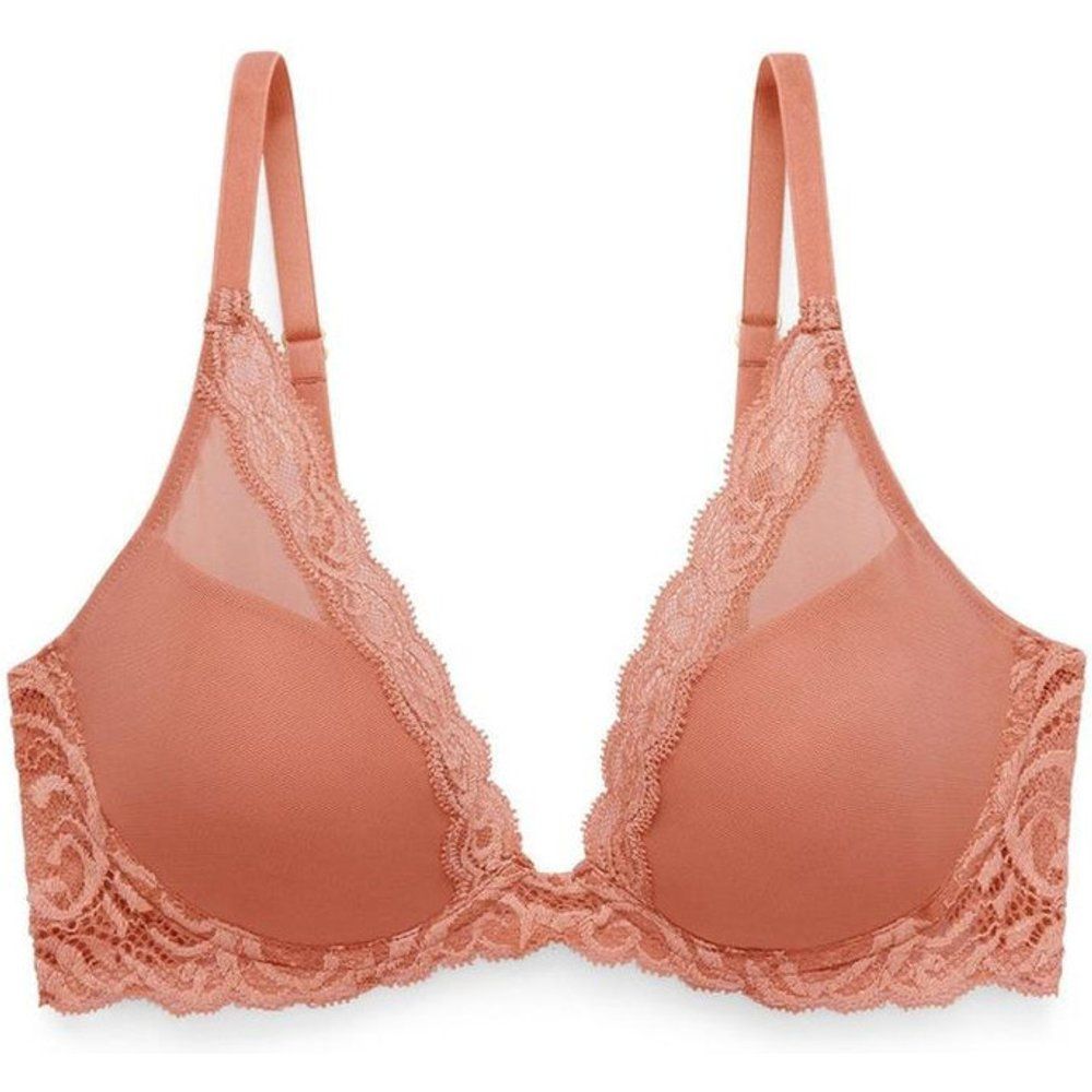 Soutien-gorge plongeant armatures - Orange - Natori - Modalova