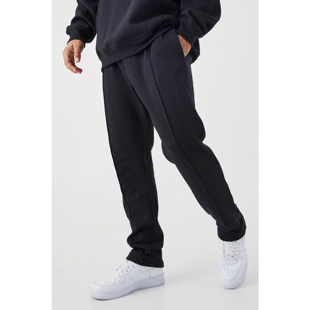 Jogging cintré fuselé à pinces - S - Boohooman - Modalova