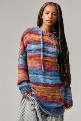 Sweat à capuche en maille chinée en taille: XS - Daisy Street - Modalova