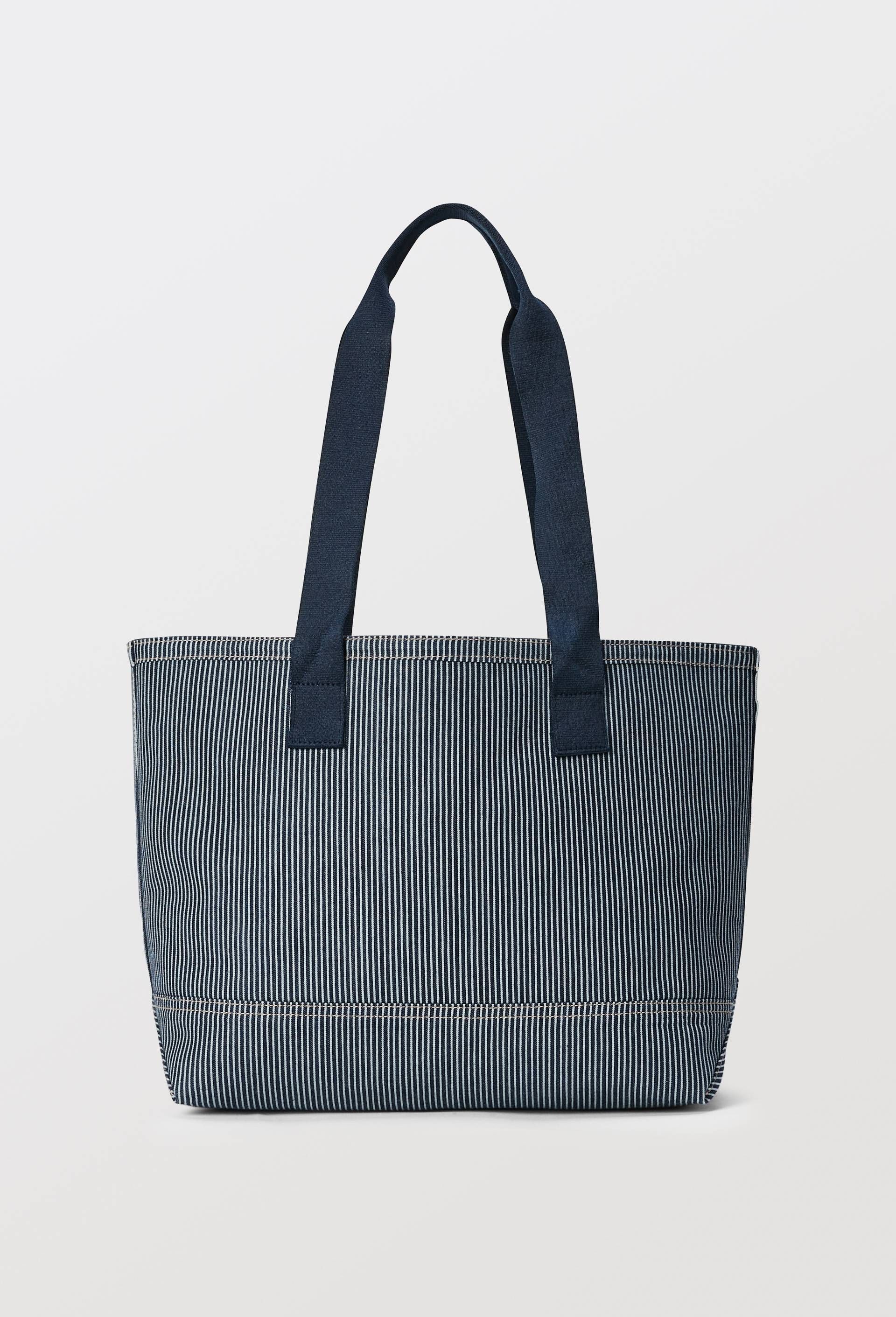 Cabas rayé en coton BIO GOTS - MONOPRIX - Modalova