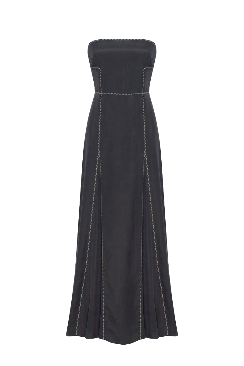 Maxi boned DRESS | Women's Maxi dresses - Tamar Keburia - Modalova