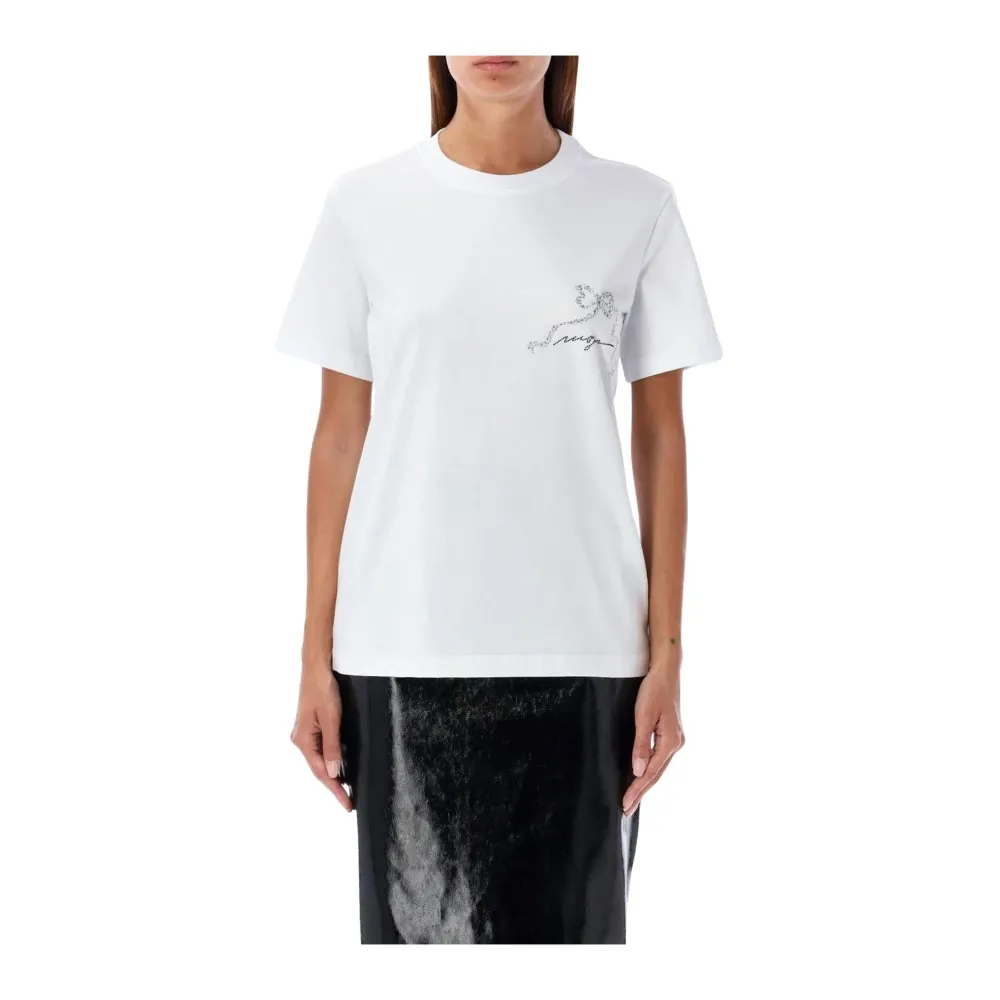 Msgm - Tops > T-Shirts - White - Msgm - Modalova