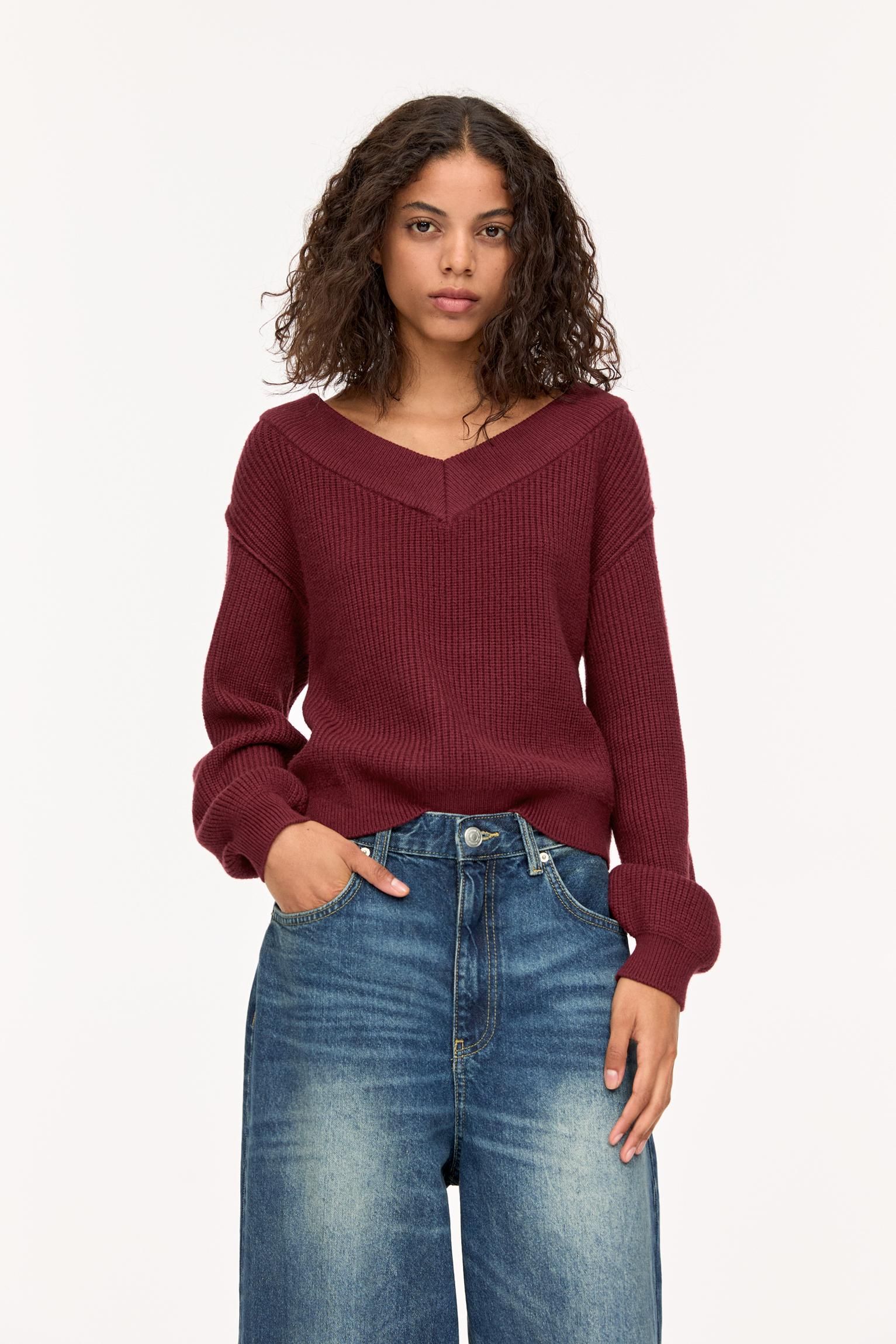 Pull Perlé Multiposition - Pull&Bear - Modalova