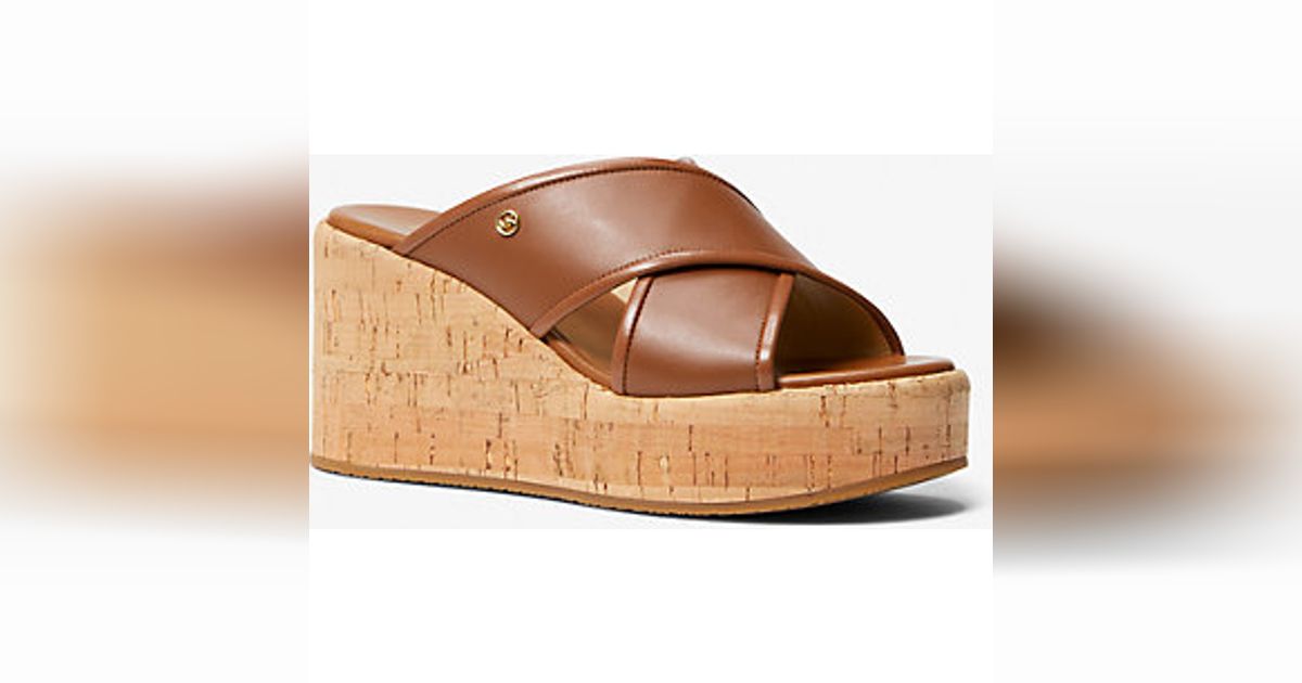 sandales compensées michael kors