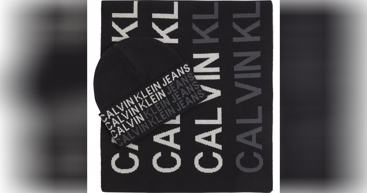 CALVIN KLEIN Casquette en sergé de coton avec logo CK Bleue Marine
