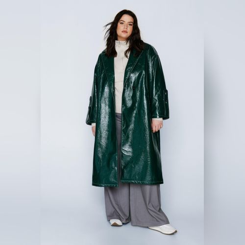 Trench vinyle vert online