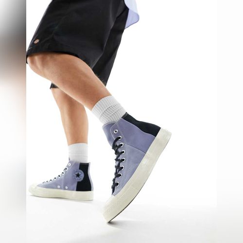 Converse daim bleu outlet