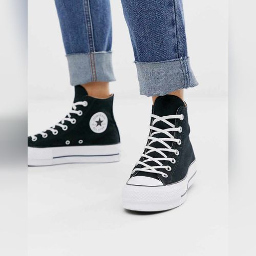 Converse plateforme bleu marine best sale