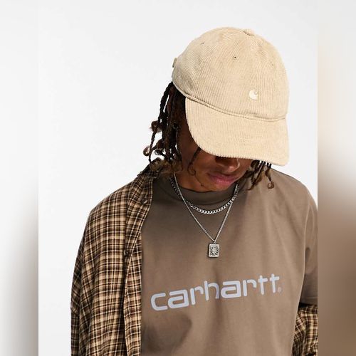 Carhartt WIP - Harlem - Casquette en velours côtelé - Vert