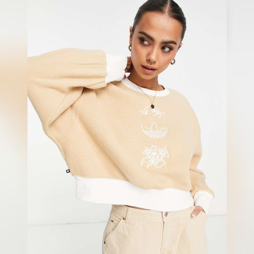 Pull adidas 2024 femme beige