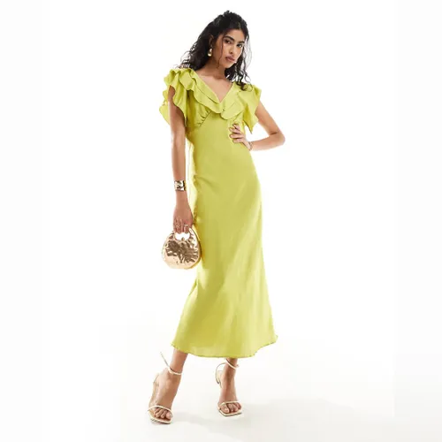 Robe Longue New Look Vert pour Femme Modalova