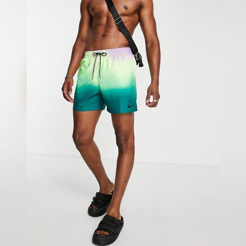 Short de bain trs court imprim color block Nike pour homme en coloris Rose