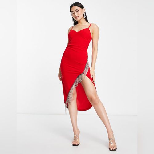 Robe clearance caraco rouge