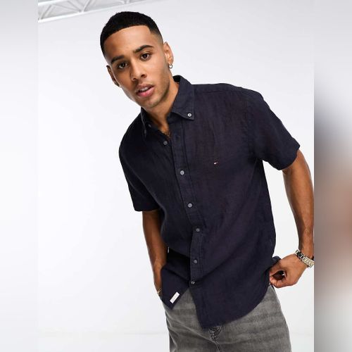 Chemise col best sale mao tommy hilfiger