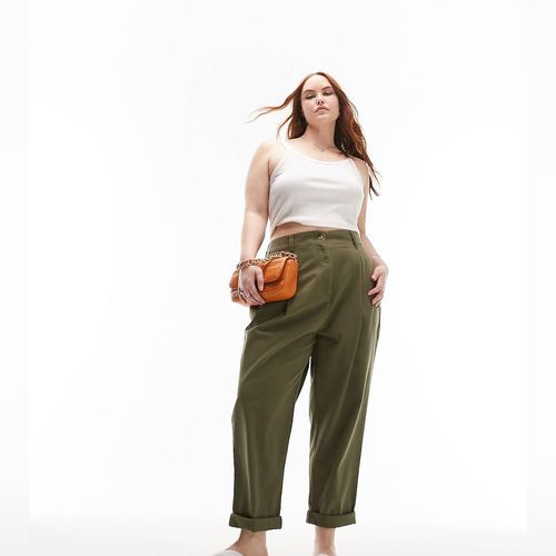 Pantalon taille haute discount carotte